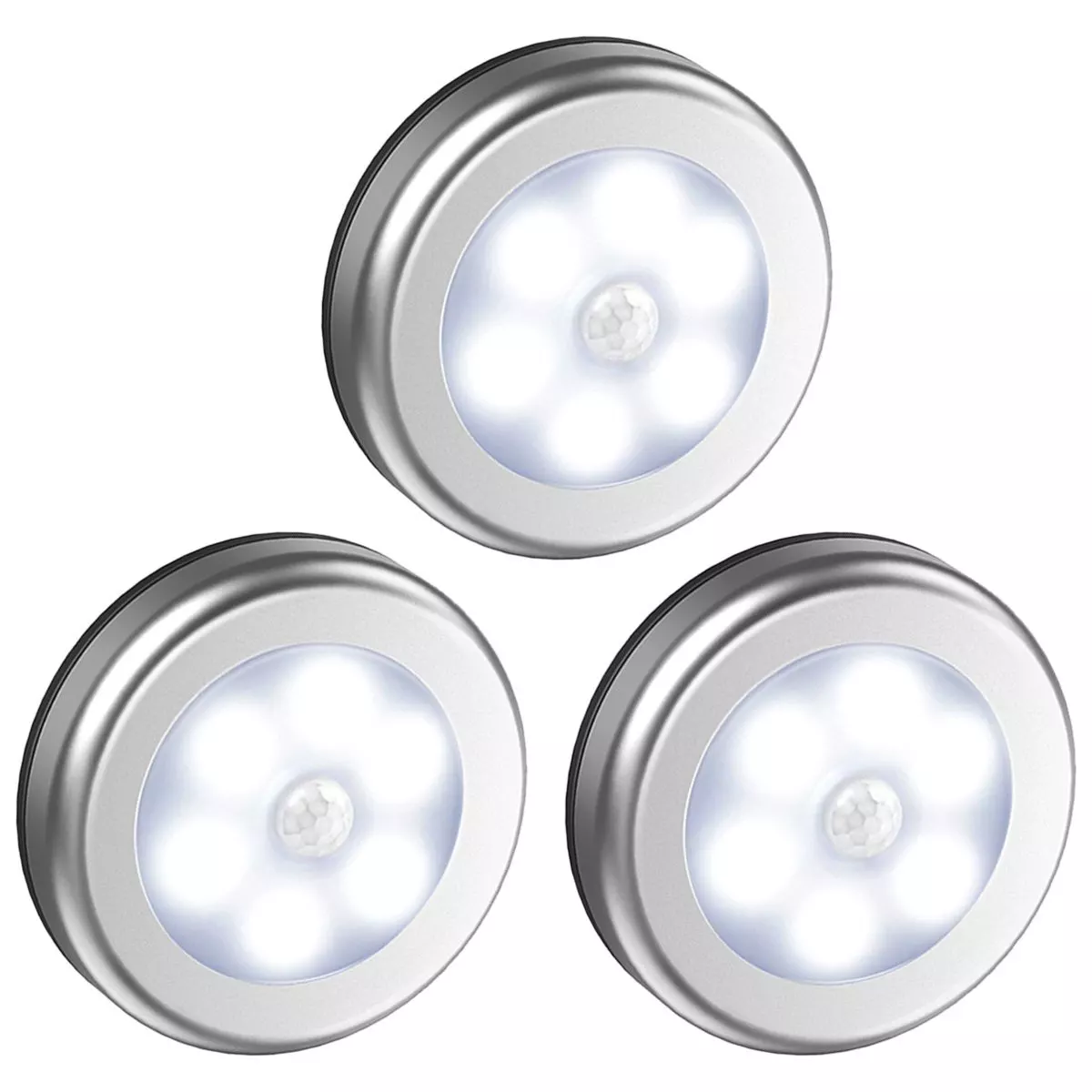 INF LED spotlights med rörelsesensor nattljus 3-pack