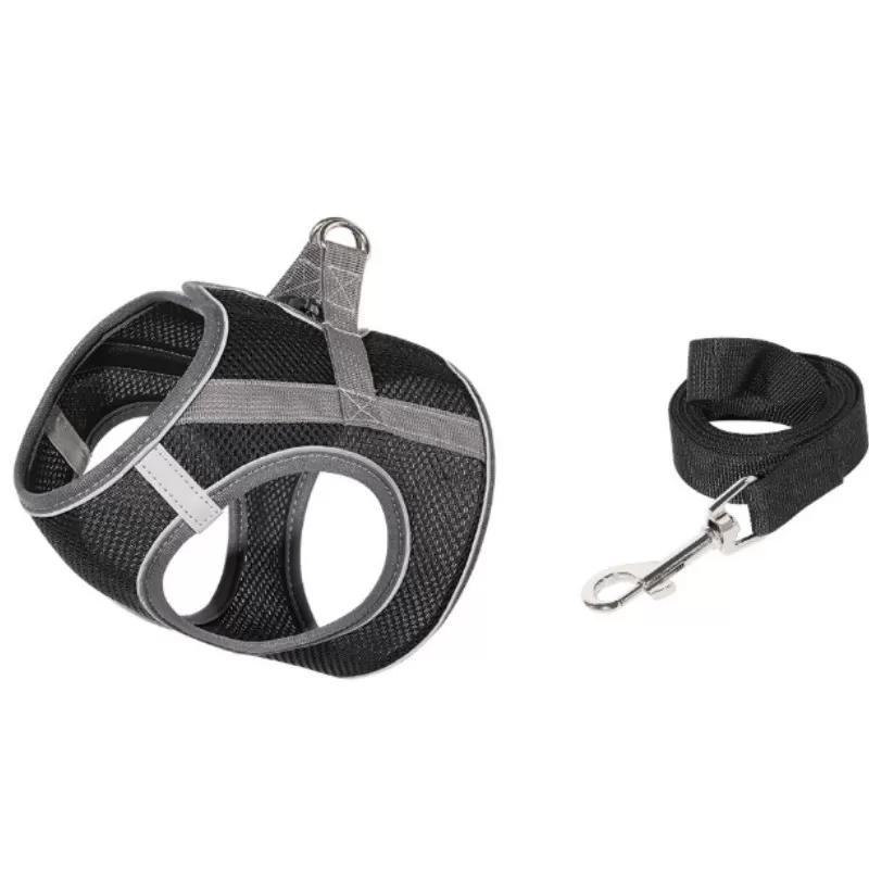 INF Andningsbar hundsele och koppel S