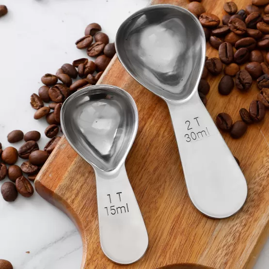 INF Kaffesked i rostfritt stål 15 ml
