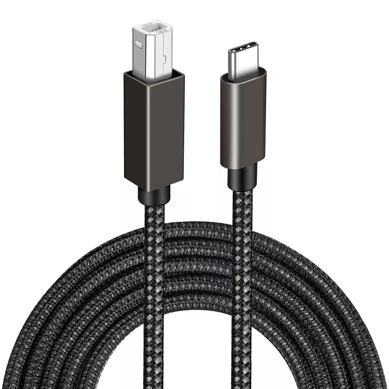 INF USB-B till USB-C skrivarkabel