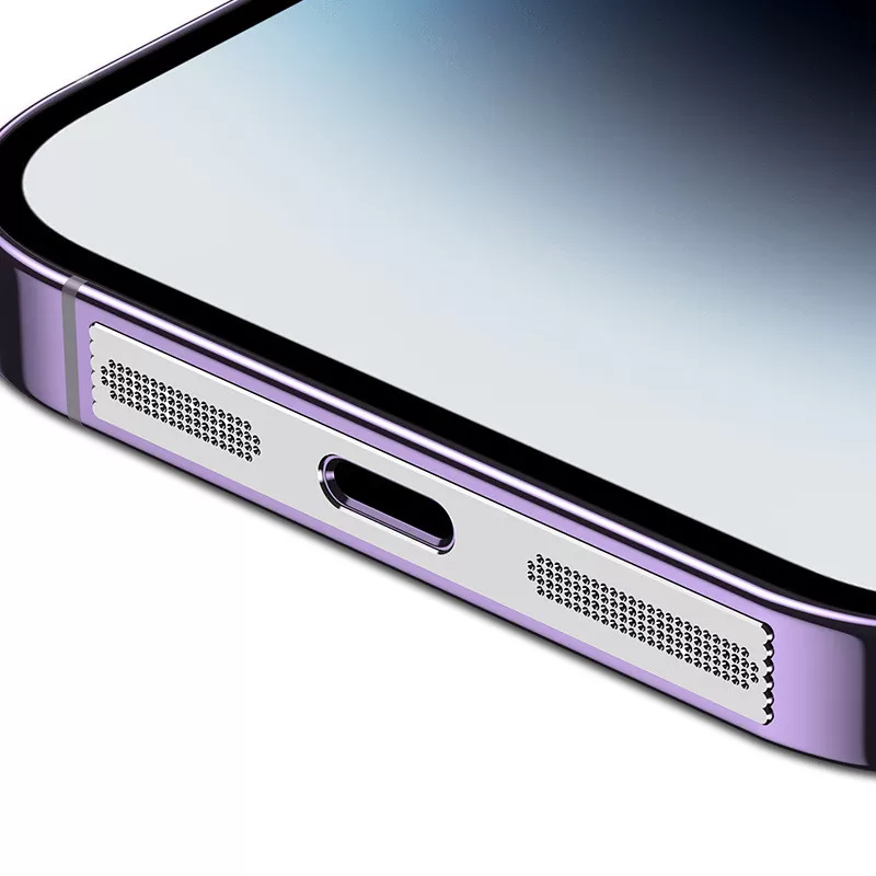 INF Dammnät för iPhone 12/13/14 Högtalare Silver