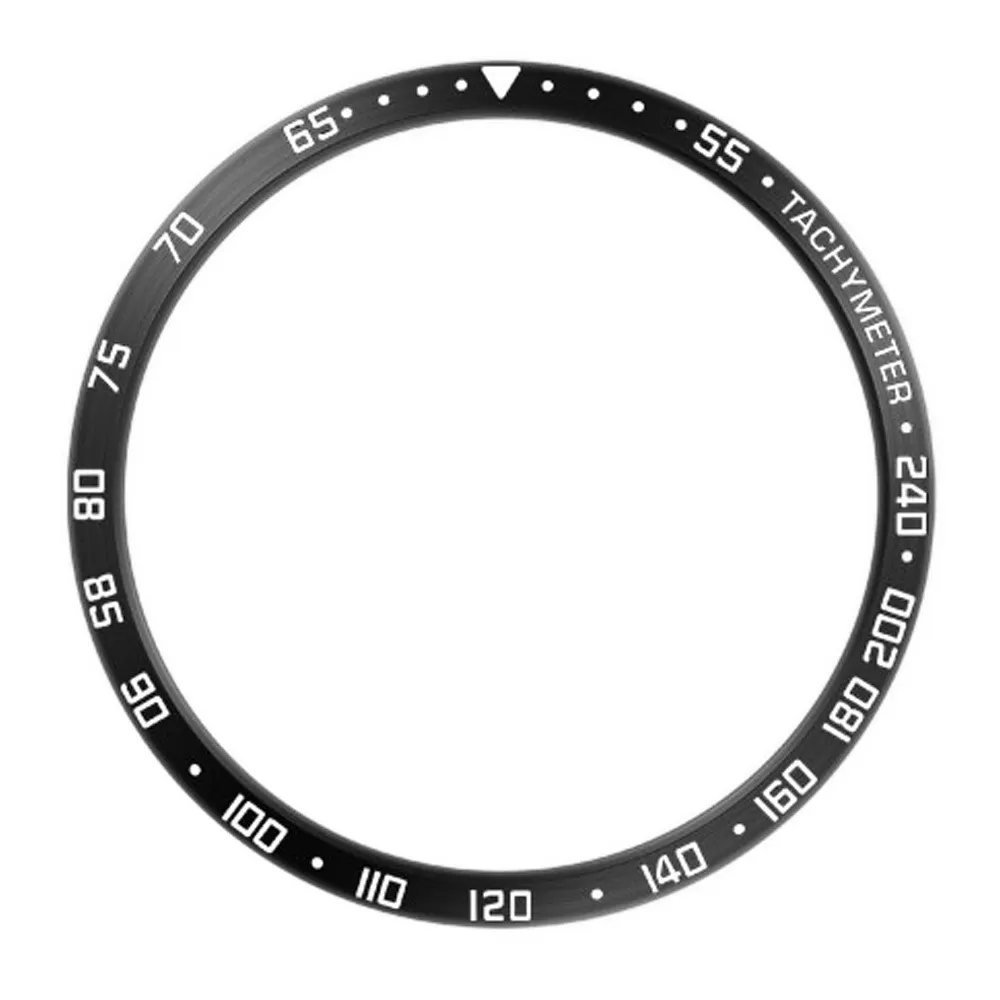 INF Ram för Samsung Gear S2 Classic - Svart med Vita Markörer