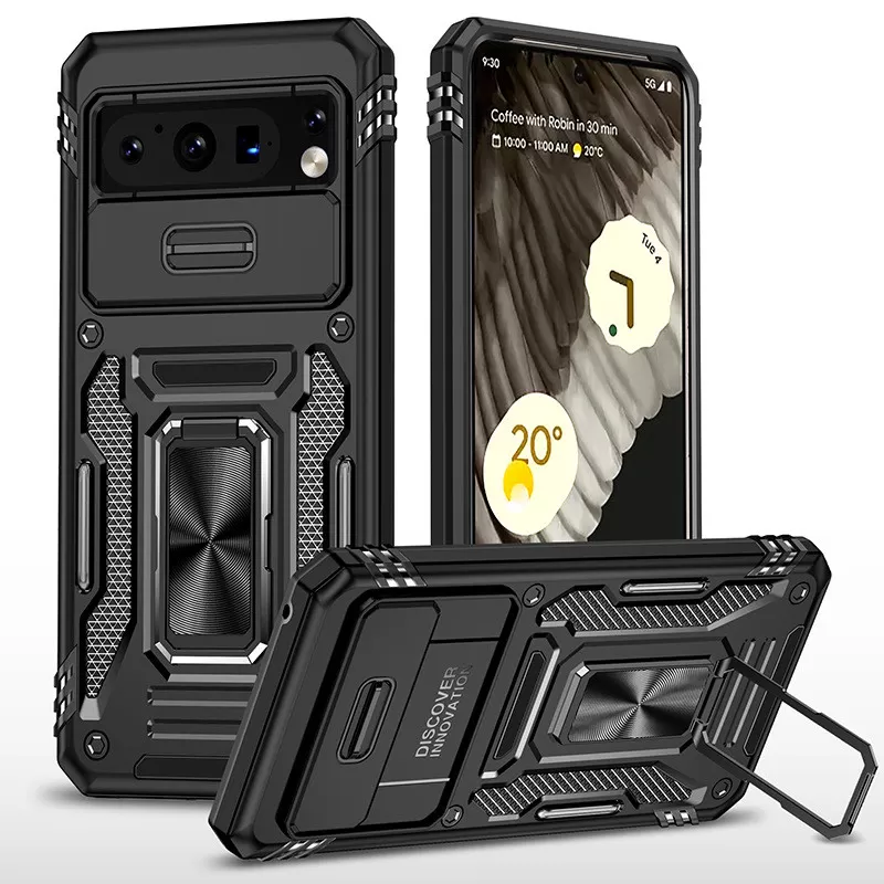INF Fodral med Stativ & Linsskydd för Google Pixel Google Pixel 7