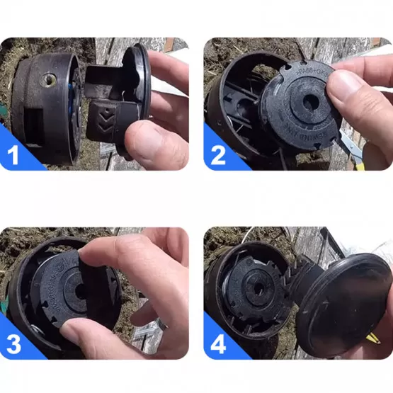 Tapa De Cubierta Para Carrete De Recortadora Bosch - Número Pieza F016F05320 | Compatible Con EasyGrassCut 18, 23, 26