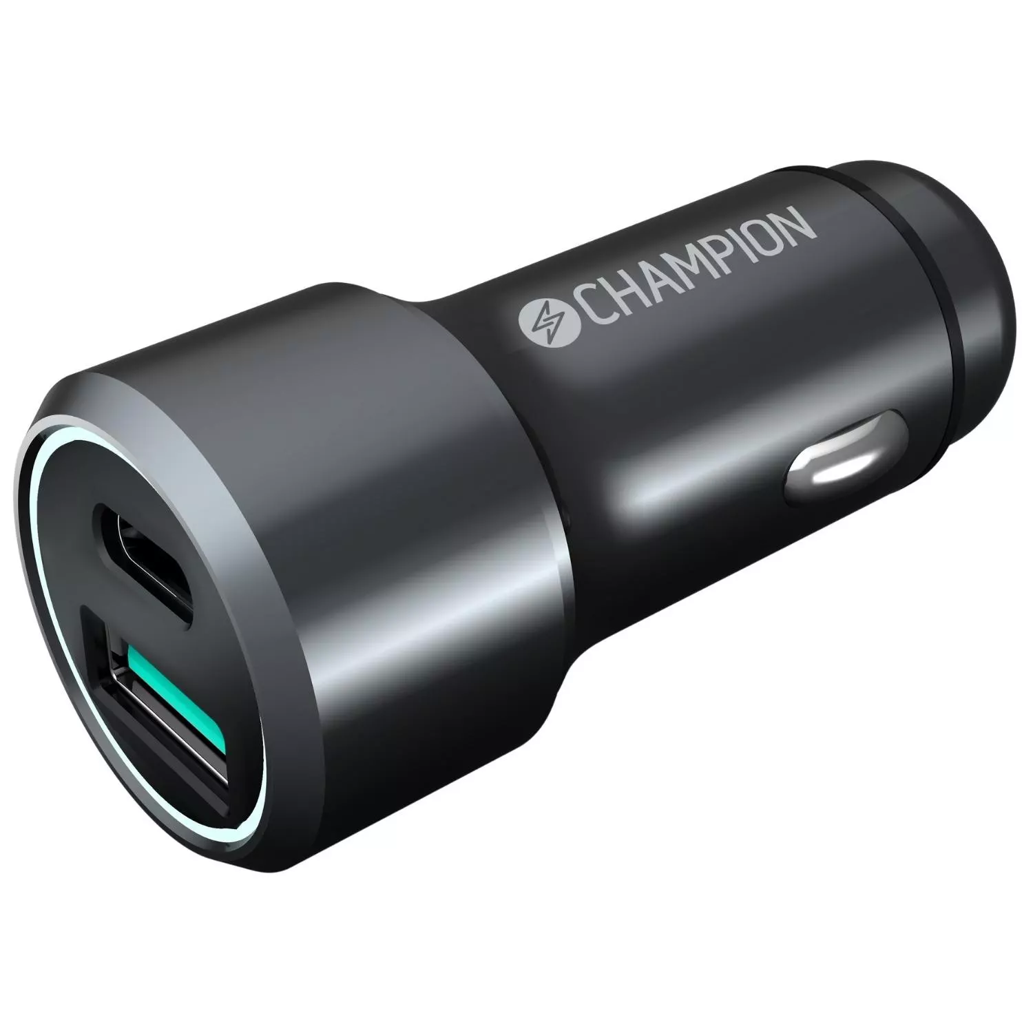 Champion Billaddare 43W 2-port QC/PD Svart