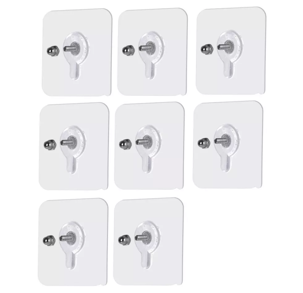 INF Självhäftande skruv för väggmontering 8-pack