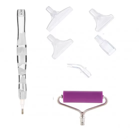INF Diamond Painting Pen Set med Roller och Tips Lila