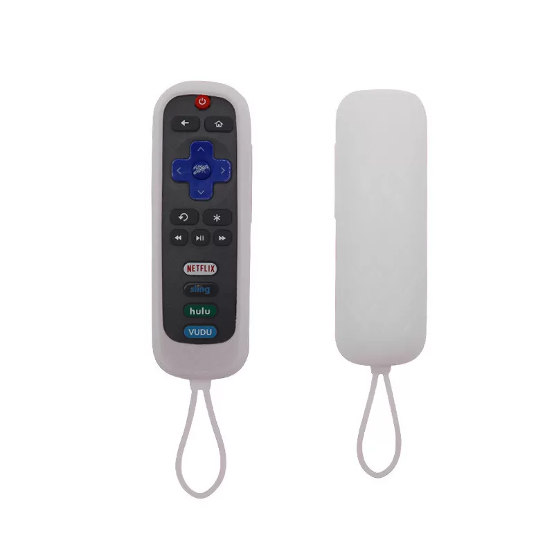 INF Skyddande silikonfodral för TCL Roku TV Remote Vit