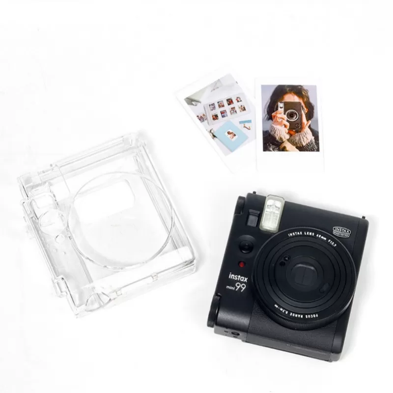 INF Genomskinligt kristallfodral för Instax Mini 99 Instantkamera
