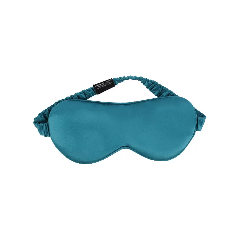 INF Sovmask i 100 % silke Blå
