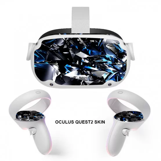 INF Heltäckande handkontrollstickers för Oculus Quest 2 Flerfärgad 2