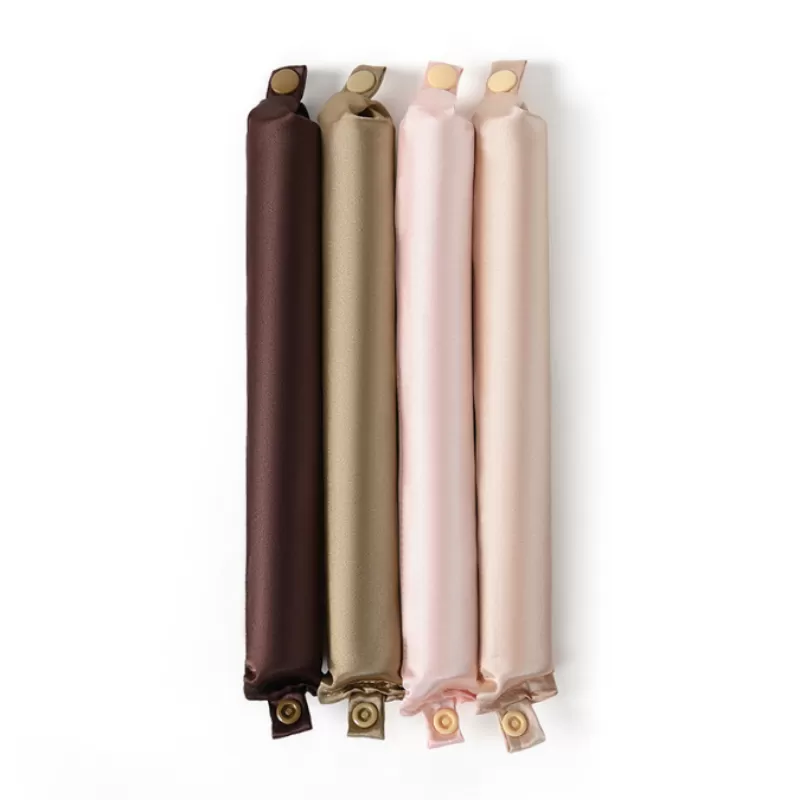 INF 4-pack värmefria hårrullar med pannband, lockar över natten