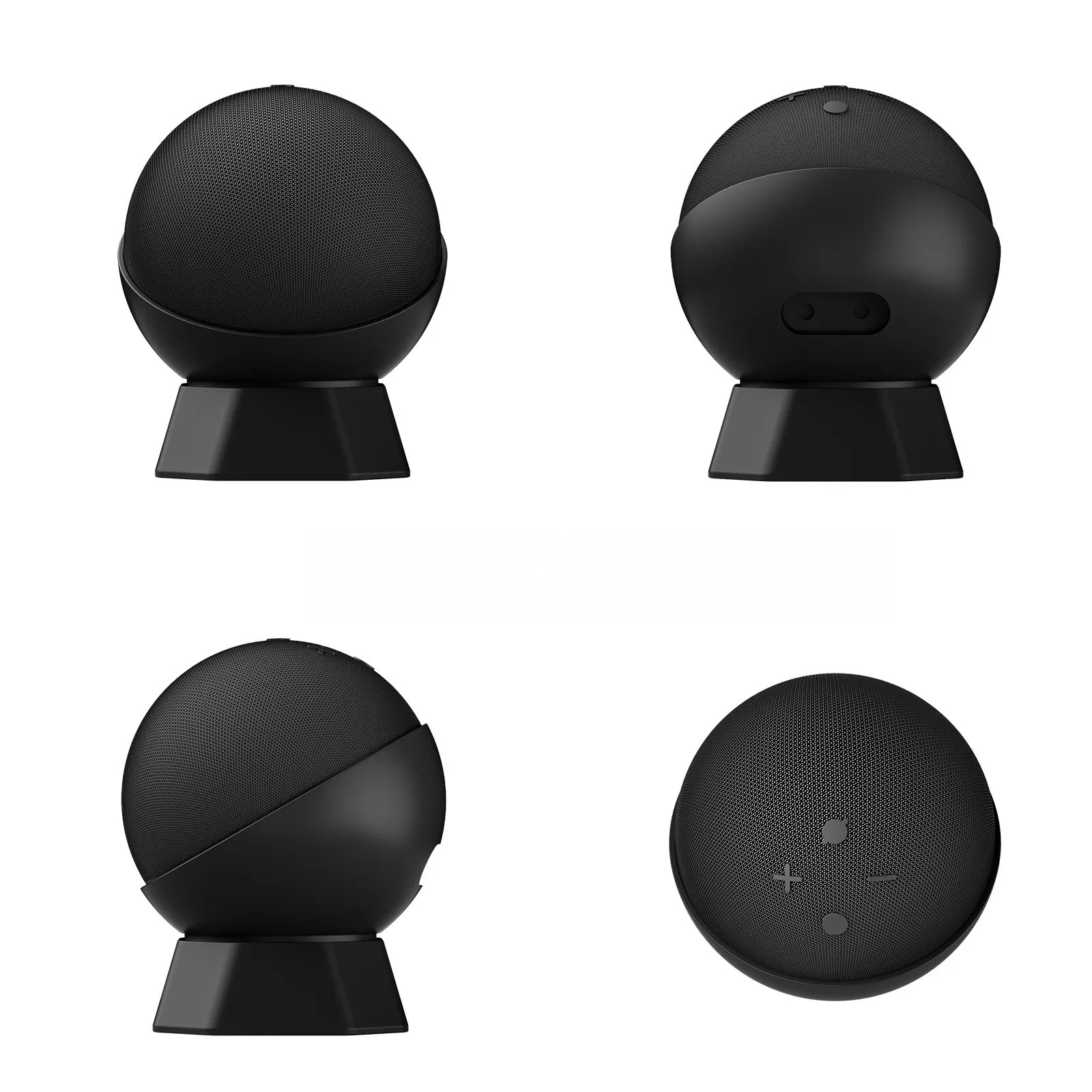 INF Silikonfodral för Echo Dot 5:e generationen Svart