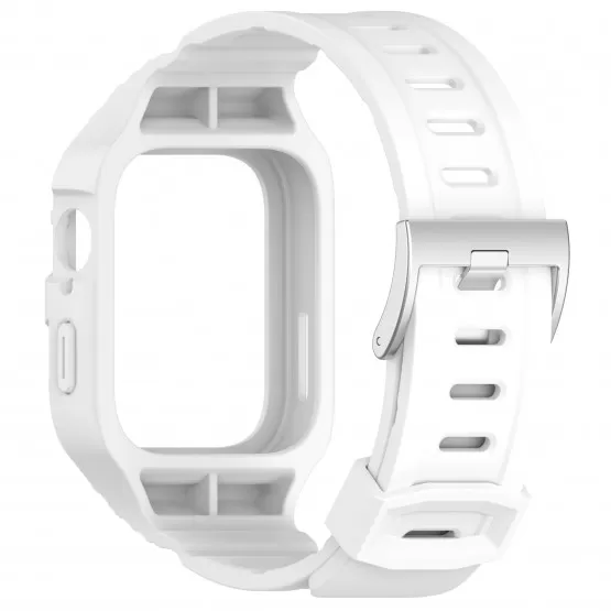 INF Klockarmband med Skyddsfodral för Huawei Watch Fit 3 Vit
