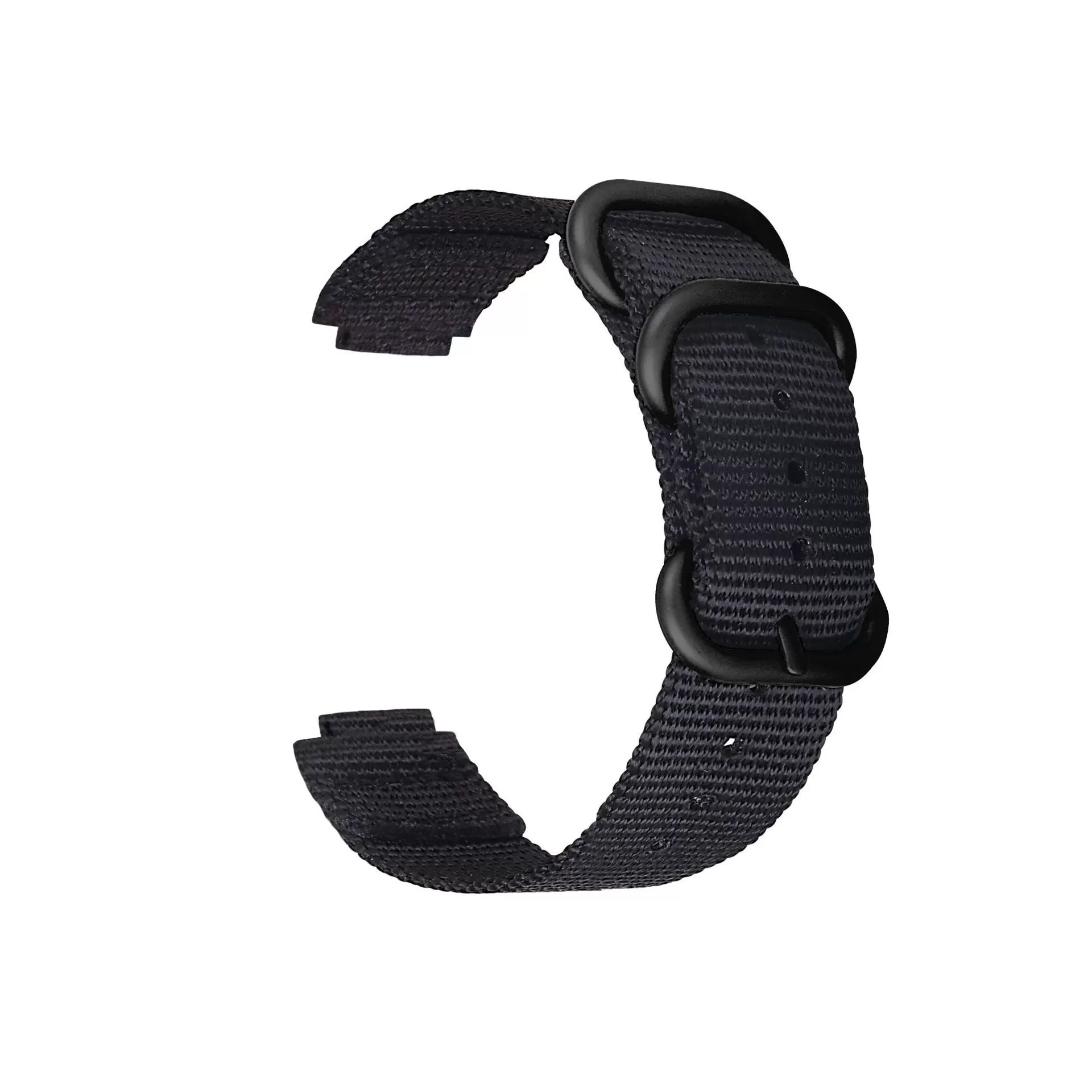 INF Klockarmband i Nylon för Huawei B3 - Svart