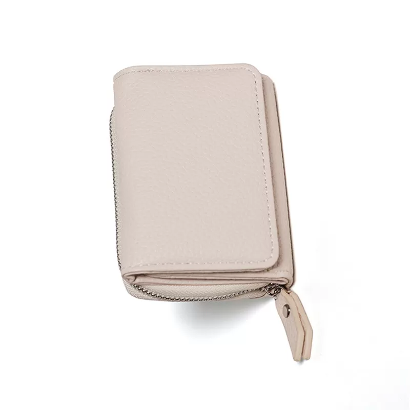 INF Mini PU-läderplånbok - Kompakt och stilren design Vit