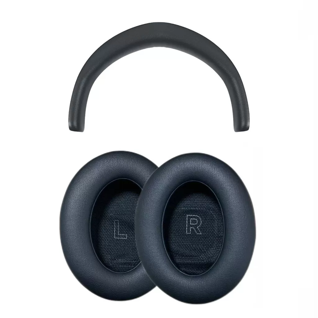 INF Öronkuddar och kudde för huvudbåge för Bose QC Ultra Svart