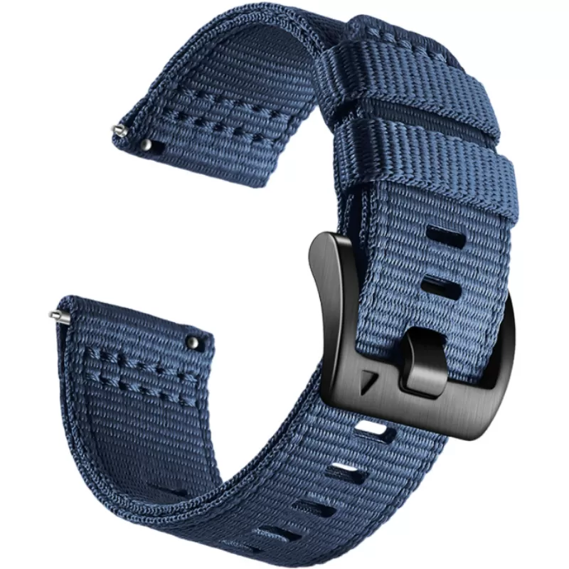 INF Nylon Klockarmband för Garmin Forerunner 255/265/245 Smartwatch M Blå