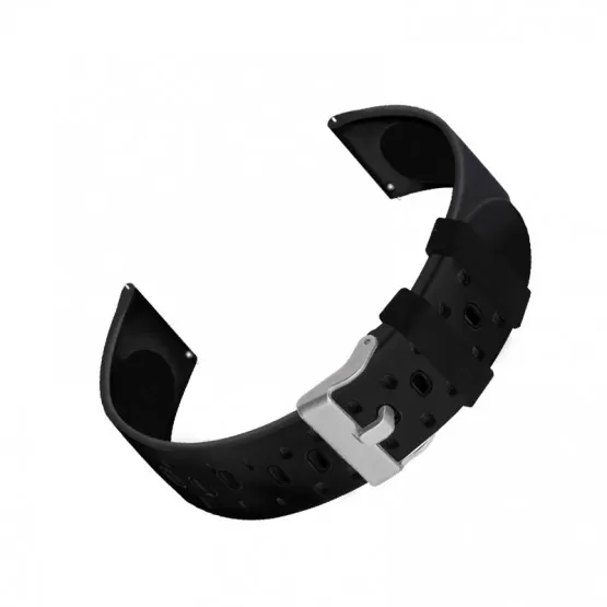 INF Silikonarmband för Garmin Venu 2 Plus & Garmin 245, Samsung Galaxy, Huawei Watch Svart