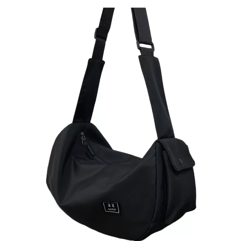 INF Sportgymnastikväska med stor kapacitet, Crossbody-reseväska Svart