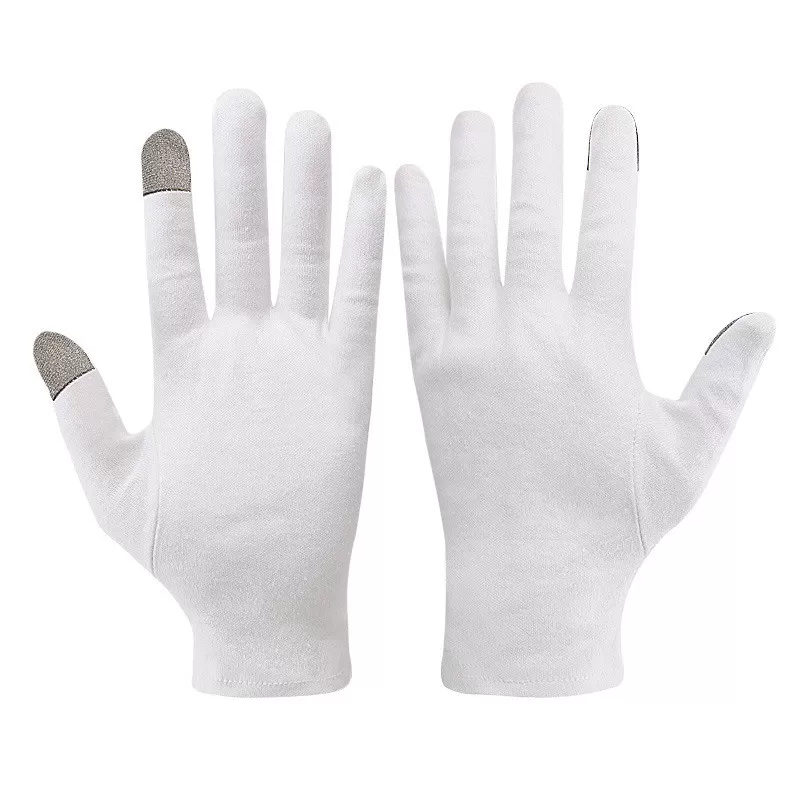 INF Bomullshandskar med Pekskärmskompatibla Fingrar
