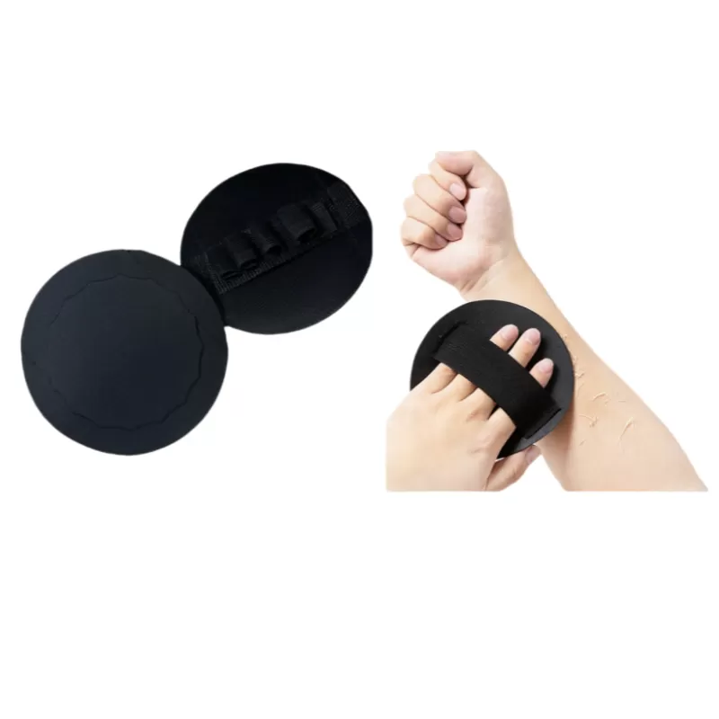 INF Exfolierande badduk, rund kroppsskrubb för dusch (2-pack)