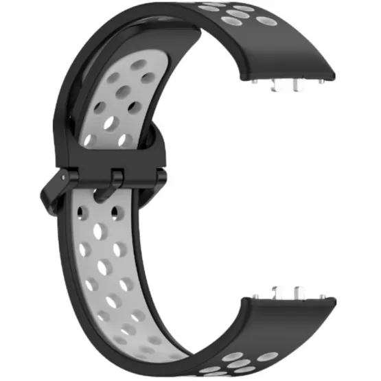 INF Klockarmband för Samsung Galaxy Fit3 R390 Svart aska