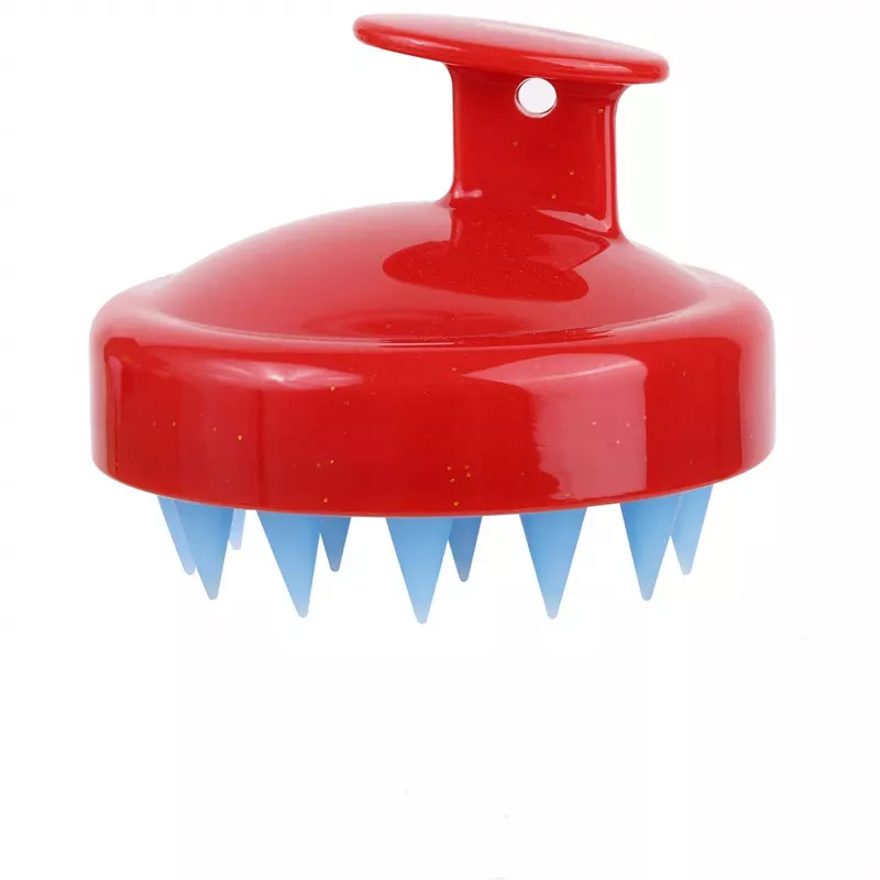 INF Borste för massage och peeling av hårbotten Röd