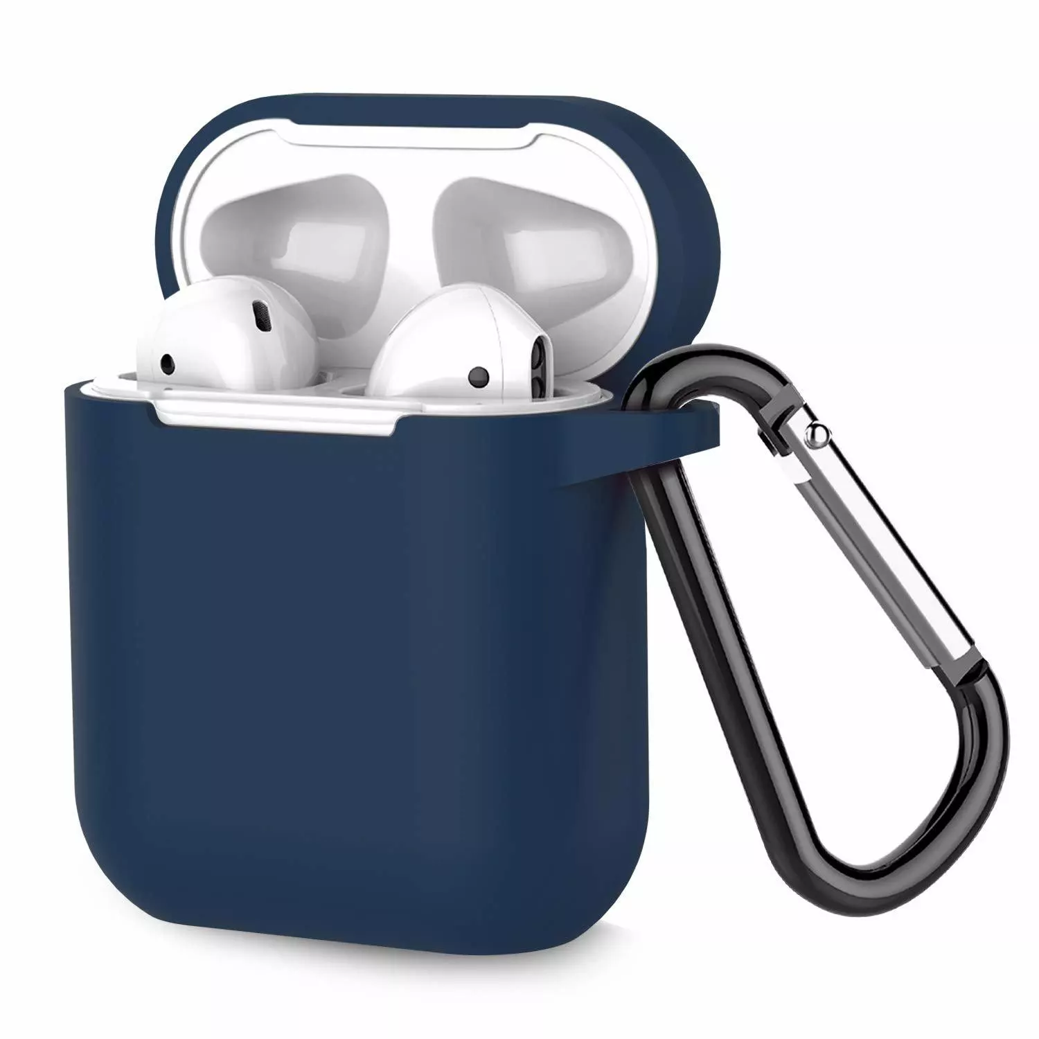 INF Airpods fodral Silikon Extra stöttåligt Mörkblå