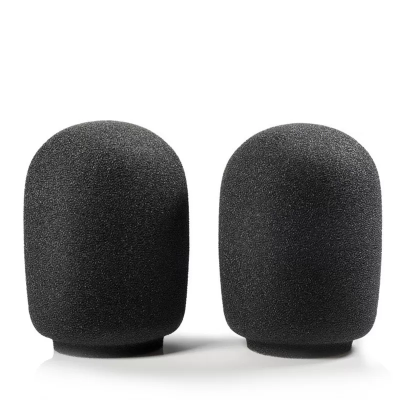 INF Mikrofonöverdrag 2-pack, Svart