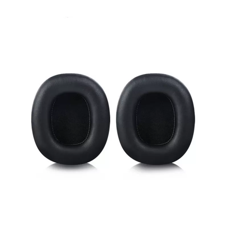INF Ersättningsöronkuddar för hörlurar - Svarta (2-pack) Lammskinn
