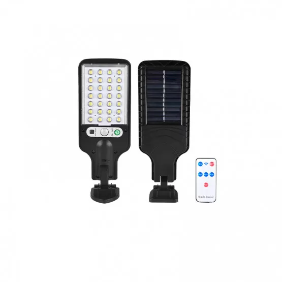 INF Soldriven utomhusvägglampa med fjärrkontroll Lamppärla: 28 SMD