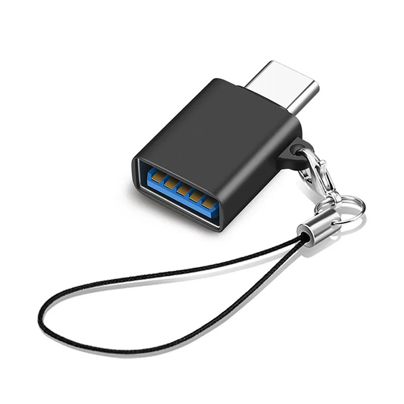 INF OTG-adapter med rem Svart