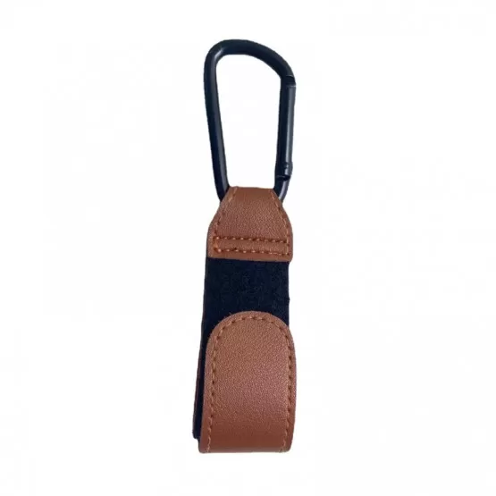 INF Bärbar läderkroksats (2-pack) Brun