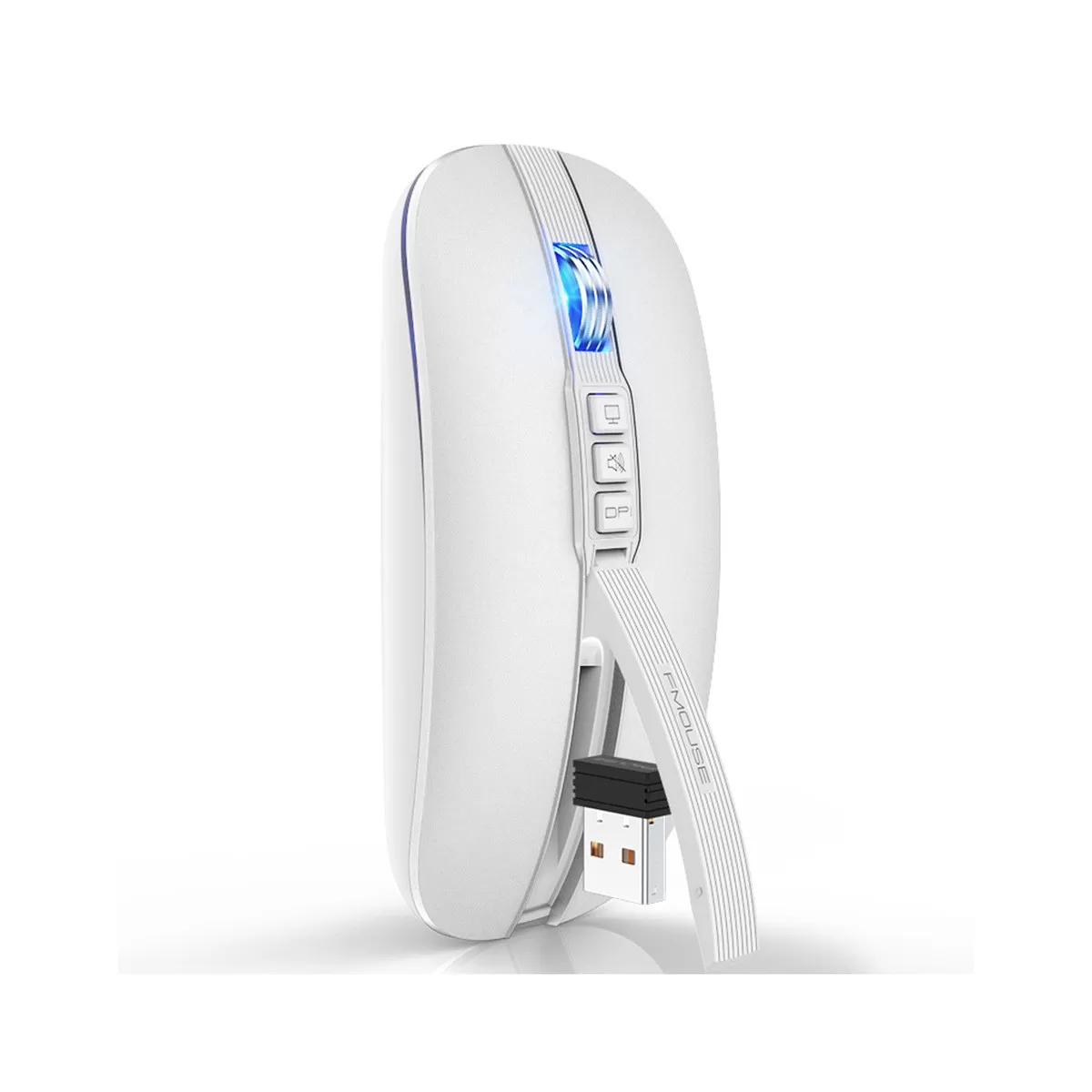 INF Trådlös Bluetooth Silent Mouse Vit