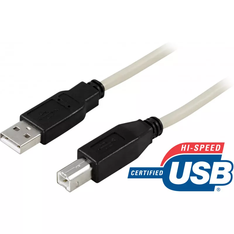 deltaco USB 2.0 cable Type A male - Type B male 3m