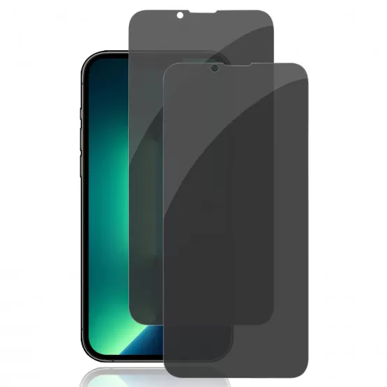 INF 2-pack Kompatibelt med iPhone 13ProMax Svart Högtransparent Integritetsskydd Härdat Glas Skärmskydd iPhone 13 Pro max