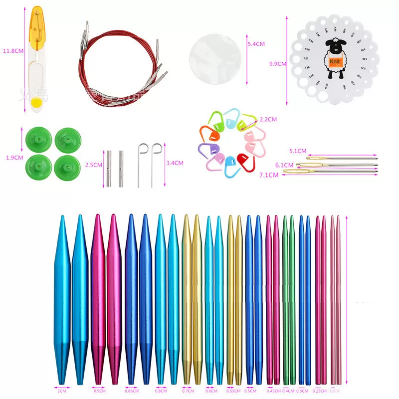 INF Cirkulär stickningssats CK169 - Gul