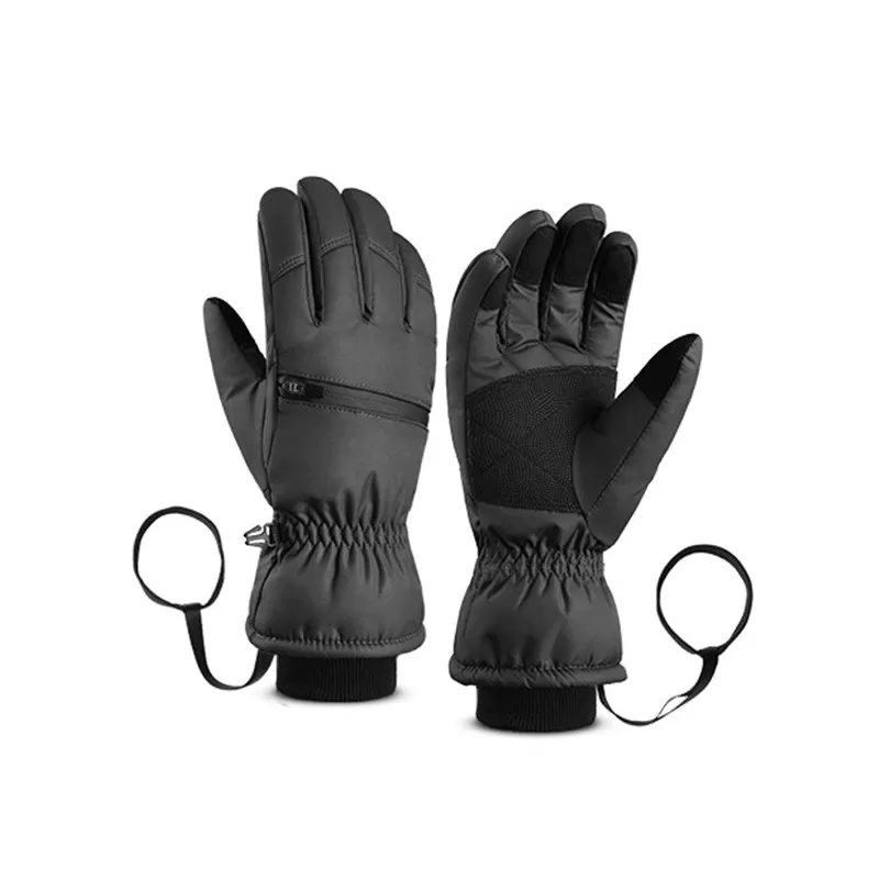 INF Skidhandskar - Five Finger Style XL Svart