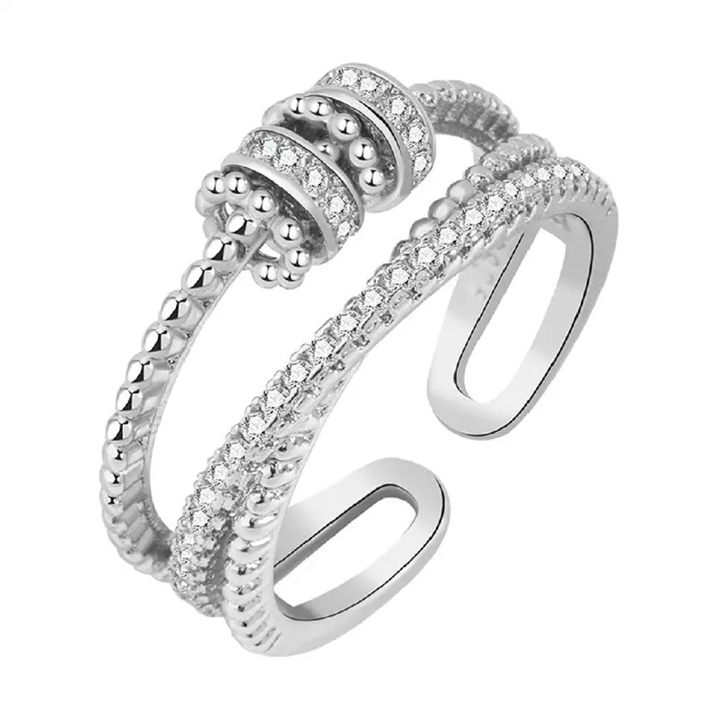 INF Anti-Stressring med Roterbara Pärlor
