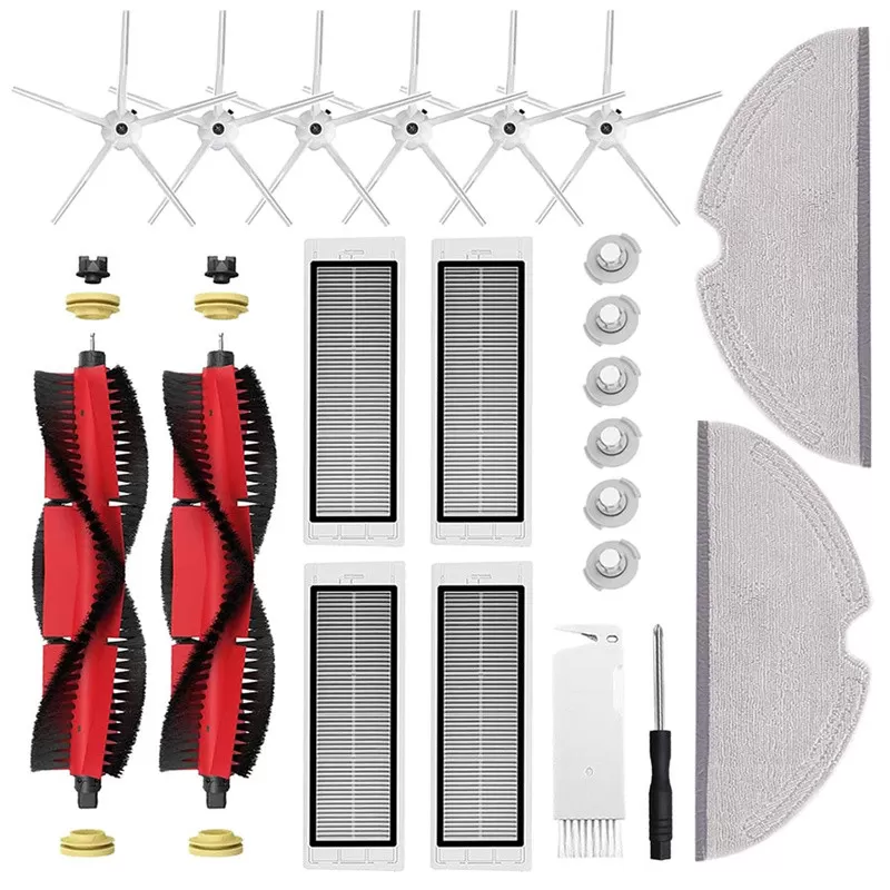 Tillbehör Xiaomi Roborock S5 Max/S50/S51/S55/S5/S60/S65/S6/S6 Pure/S6 MAXV 22 delar