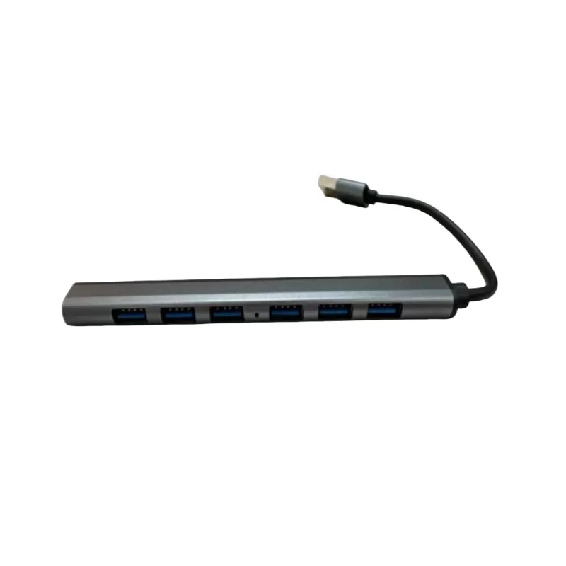 INF USB/USB-C Hub med 1 USB3.0 + 6 USB2.0