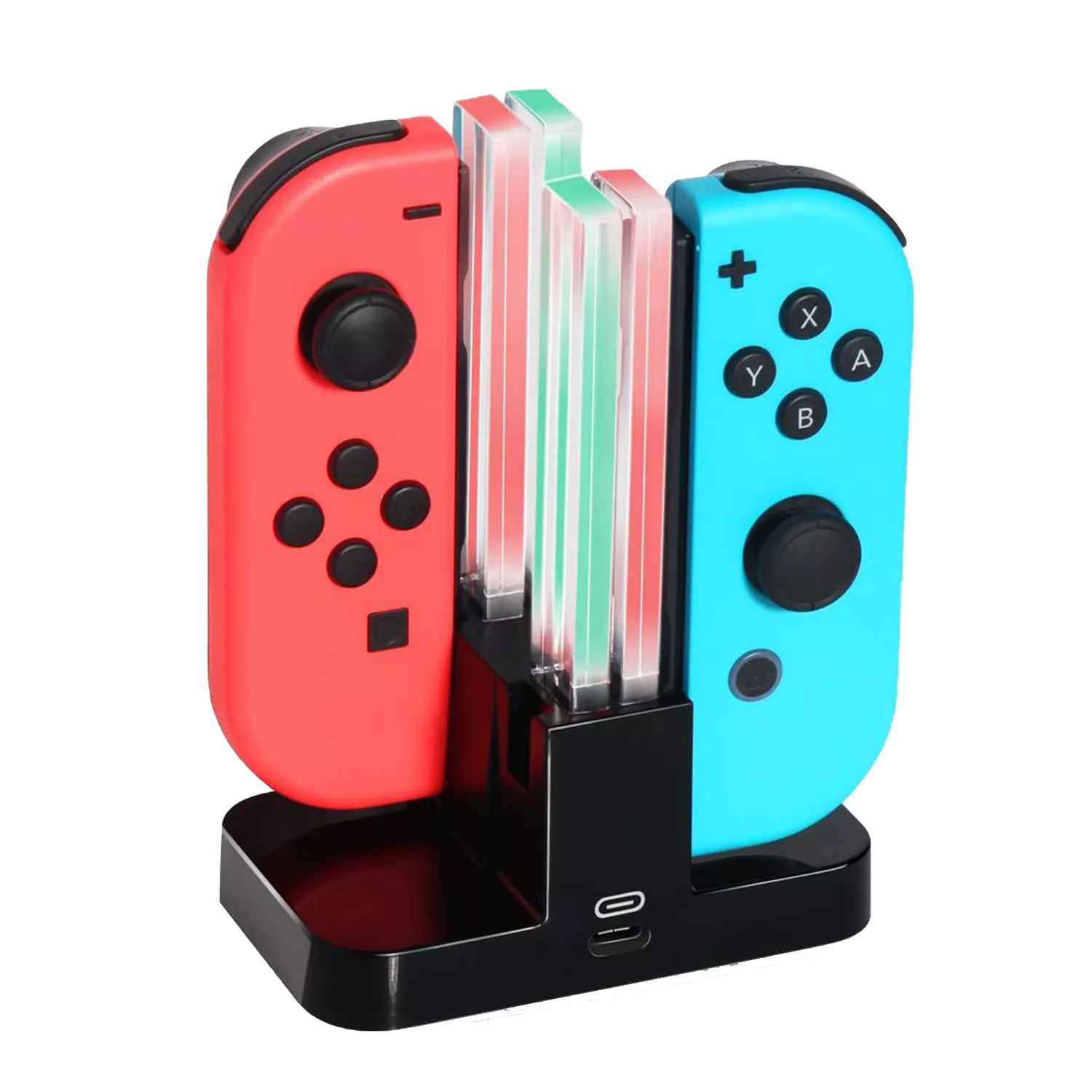INF Laddningsstation Kompatibel med Nintendo Switch Joy-Con