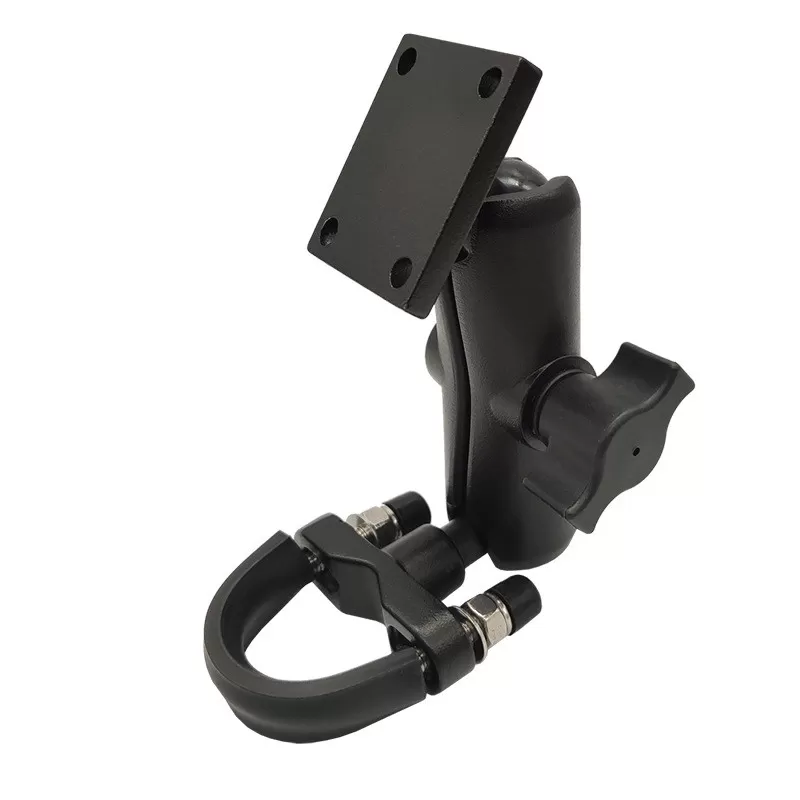 INF Kulledsfäste i aluminium med T-form och 9 cm stång