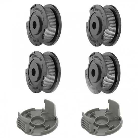 INF Ersättningsspole och lockset för Bosch Easy GrassCut 4-pack