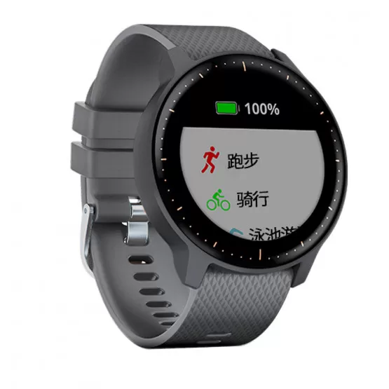 INF Silikonarmband för Garmin Vivoactive 3 \/ Venu 2 Plus Grå