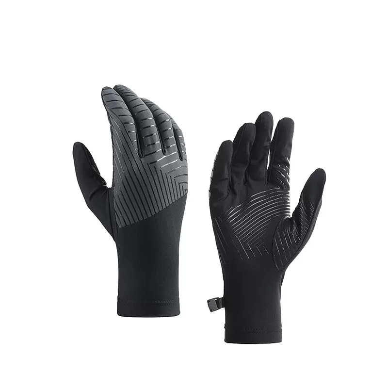 INF Unisex cykelhandskar - kolsvart L