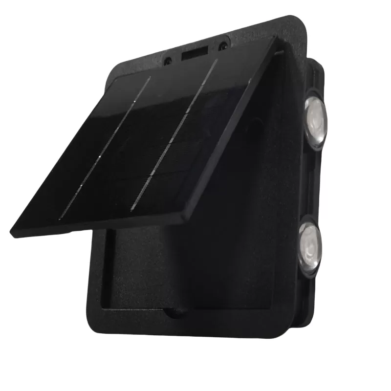 INF Solcellsvägglampa 8 LED-lampor W8D - Varmvit belysning med smart ljuskontroll och långvarig batteritid model 2