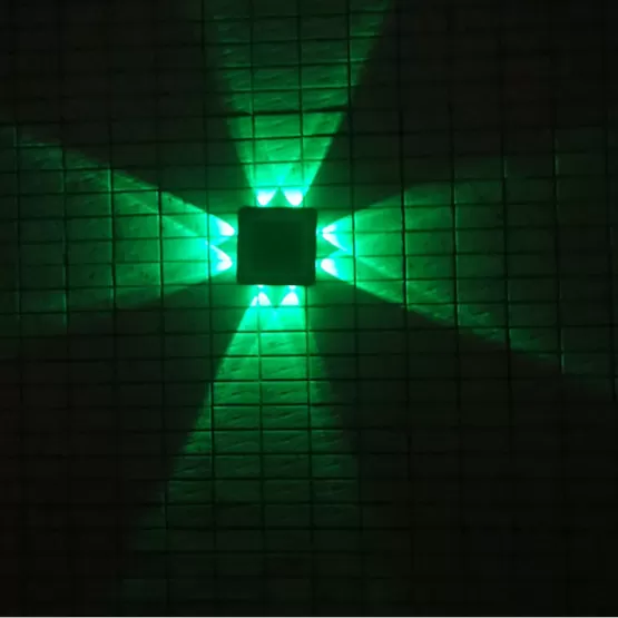 INF Solar vägglampa med LED Beads RGB model 2