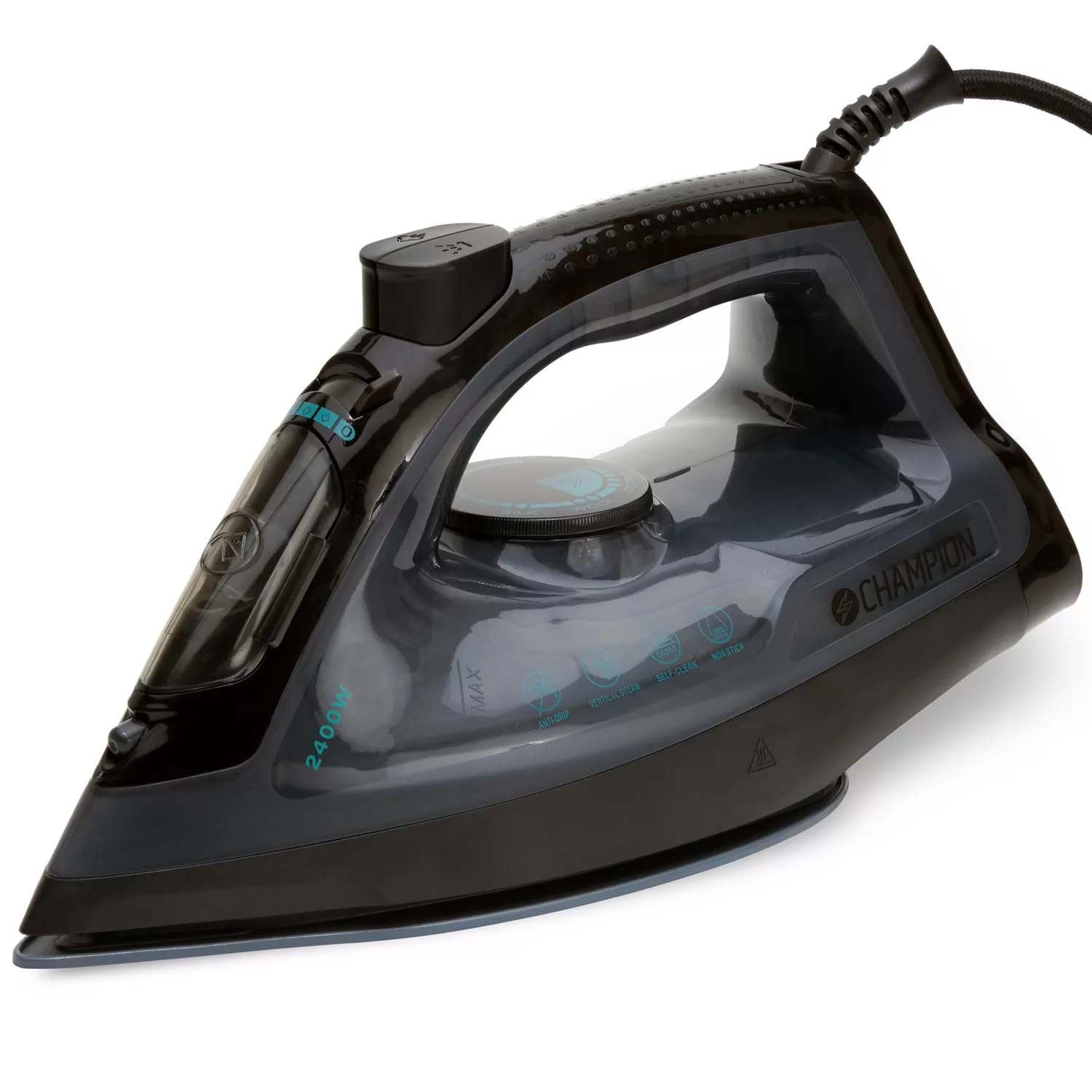 Champion Ångstrykjärn Ceramic 2400W SJ500 Svart